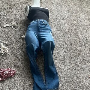GAP Women's Dark Blue Flare Jeans